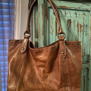 Frye leather tote